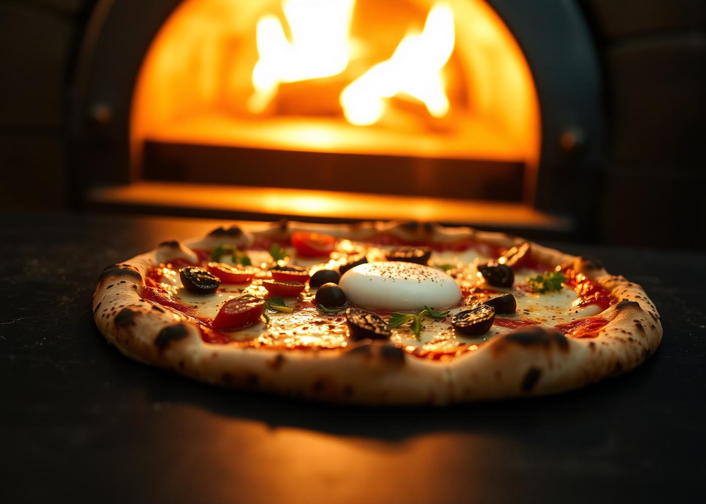 Pizza appena sfornata